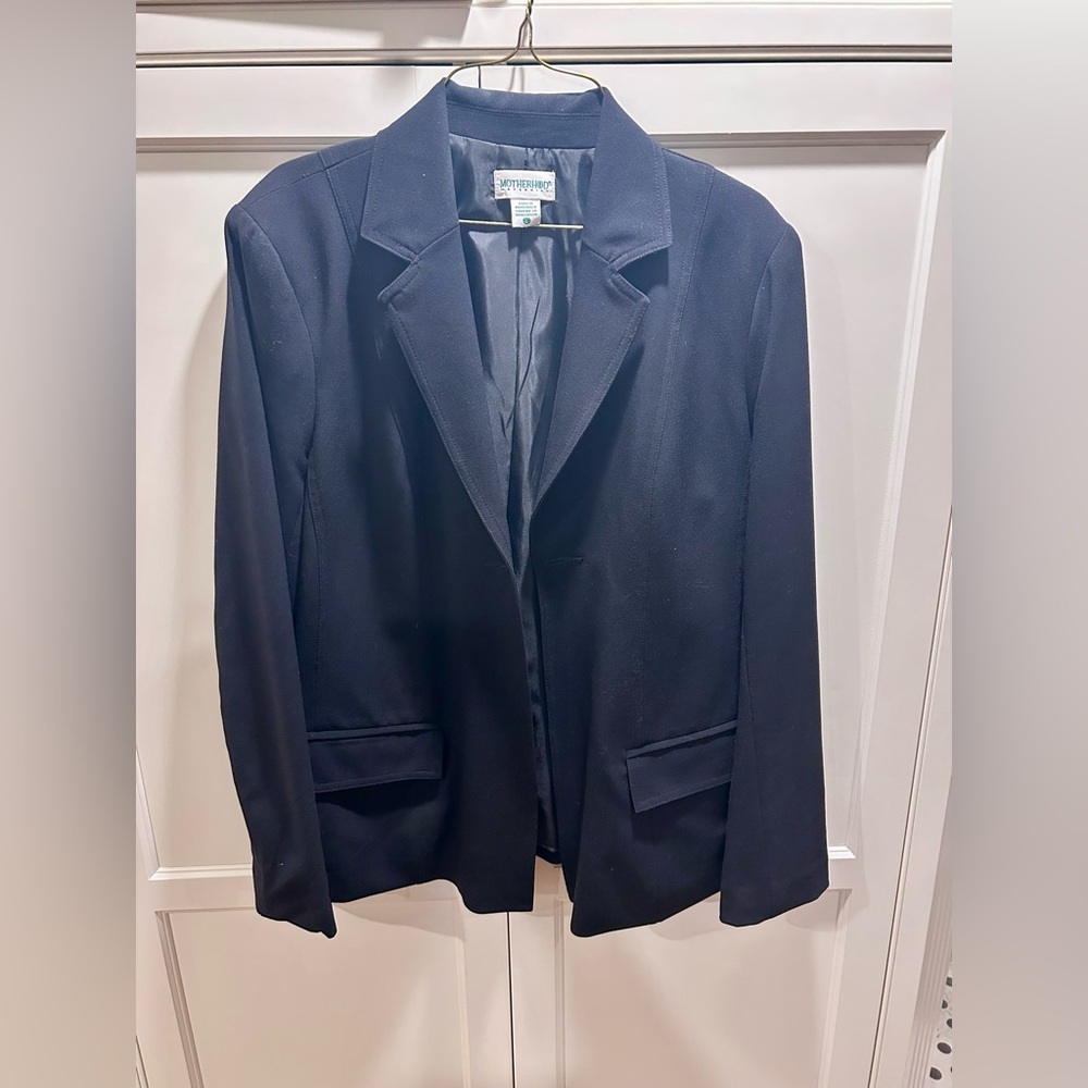 Motherhood Maternity Classic Black Pantsuit